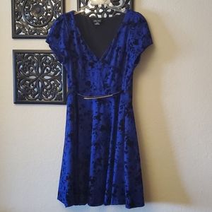 City chic fit and flare dress